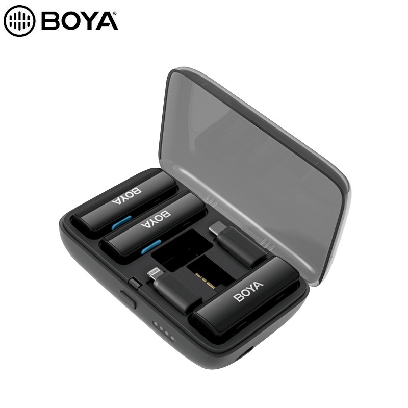 BOYA BOYALINK 2.4G 2채널 무선마이크 C타입/iOS/TRS (수신기1/송신기2)