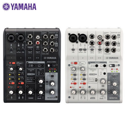 YAMAHA AG06MK2 야마하 신형 오디오믹서 / 오디오인터페이스 [색상 선택 필수]