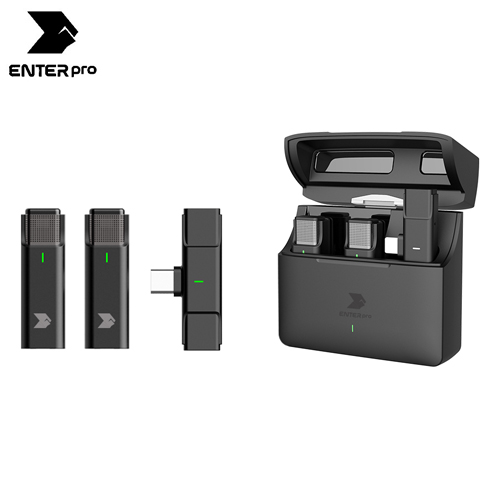 ENTERpro ESP-22LIVE [스마트폰 무선마이크 2채널 - C타입(갤럭시, 아이패드, 안드로이드폰)]