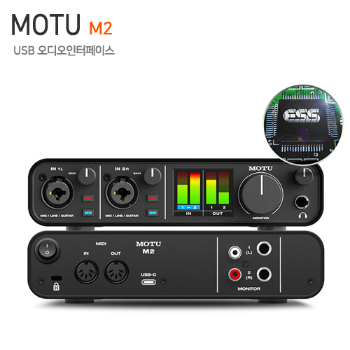 MOTU M2 USB 오디오인터페이스
